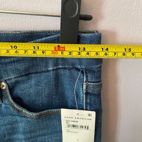 NWT Good American Women's size 4 / 27 Indigo Good Classic Skinny High Rise Jeans - Picture 10 of 13